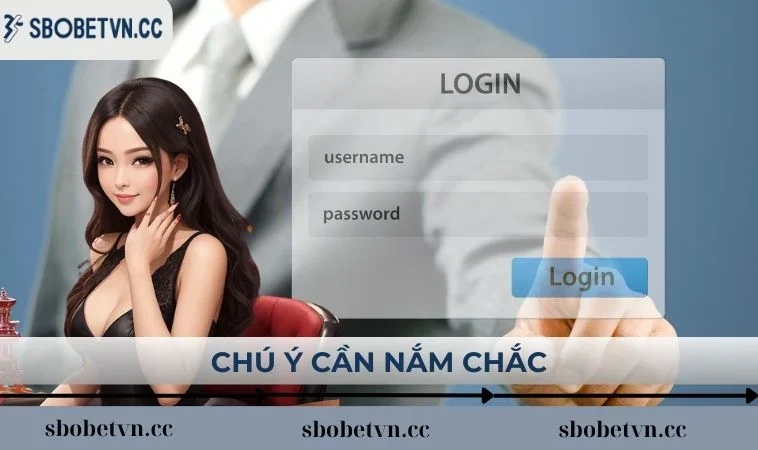 Chú ý cần nắm chắc khi thực hiện