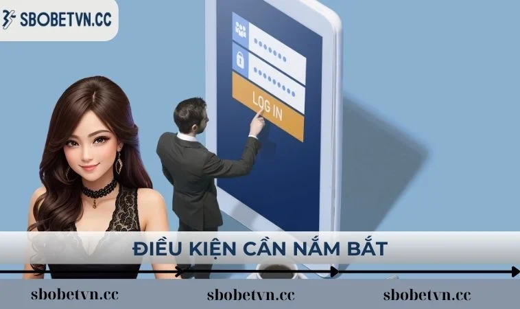 Điều kiện cần đáp ứng khi đăng nhâp SBOBET